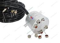 10 Circuits Signal Ethernet Rings à glissement à basse température Assemblage avec prise et câble