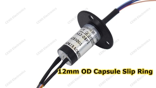 Bague collectrice de capsule miniature CENO pour dispositifs rotatifs compacts