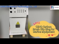 Bague collectrice à forte intensité IP54 de balai de charbon avec le courrier contraignant pour Marine Application