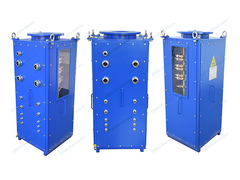 Large size carbon brush slip ring avec encoder