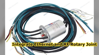 Intégrer le signal Ethernet et le joint rotatif RF