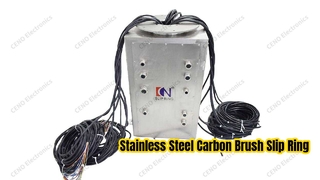Heavy Duty Carbon Brush Slip Ring for Harsh Environments