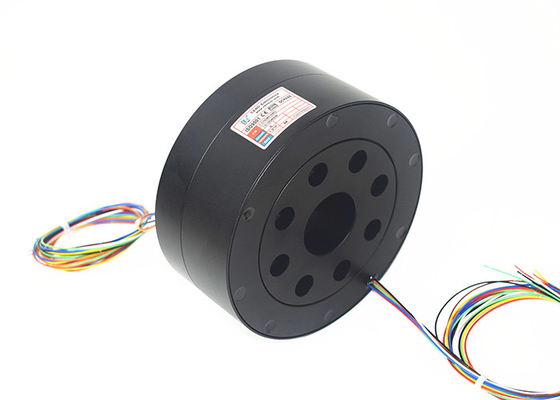 8 anneaux signalent le bas bruit électrique industriel 30mohm IP51 de la bague collectrice 300rpm
