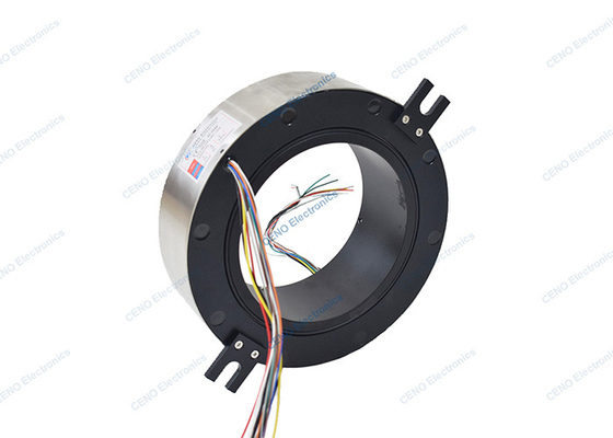 Glissement traversant Ring With Electrical Collector And RS485 de trou de l'identification 165mm