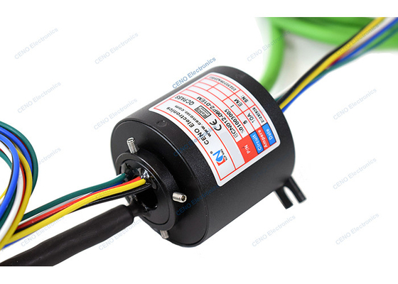 Glissement Ring With Rotating Electrical Connector de signal d'Ethernet de système industriel