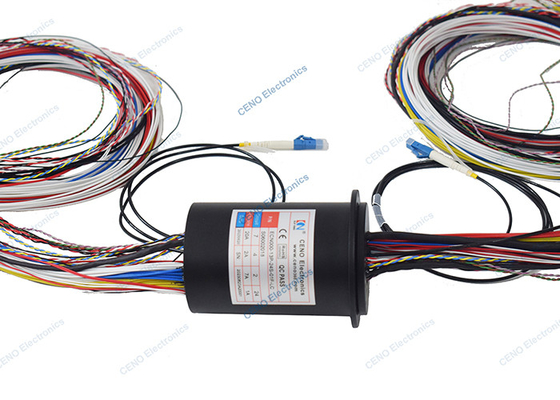 Bague collectrice optique électrique de joint tournant de fibre 1550nm avec la basse température