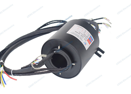 Bague collectrice de signal de moteurs servo 300rpm avec le collecteur d'énergie électrique de trou traversant