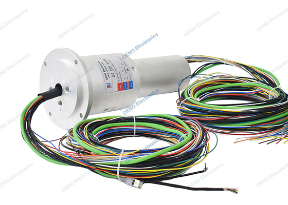 Glissement intégré Ring Combine Pneumatic Rotary Union de signal d'Ethernet de moteur servo