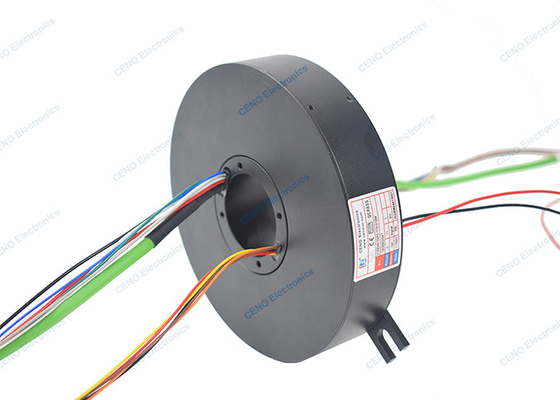 Ringe de glissement de crêpe à basse température avec signal Ethernet à travers le trou Id45mm