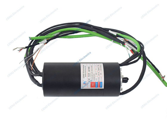 Anneaux de glissement articulaires rotatifs RF intégrés à basse température avec signal Ethernet 1000M