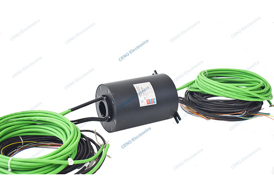 Anneaux de dérapage de signal Ethernet 100M IO Wire avec trou à travers ID38mm pour l'industrie