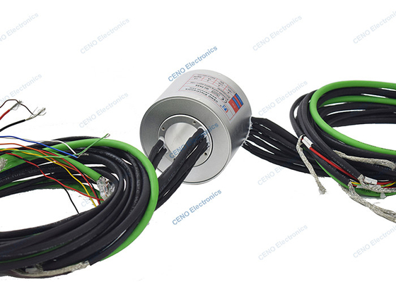 Ringe de glissement à basse température avec un trou à travers le signal Ethernet ID35mm RS422