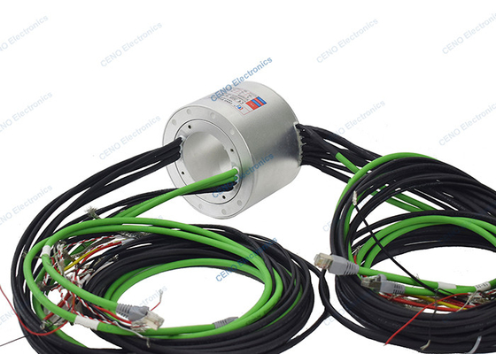 Anneaux de glissement de signal Ethernet à basse température avec un diamètre intérieur de 65 mm