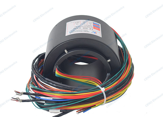 Rings de collecteur de glissement industriel conducteur combiné RS422 RS232