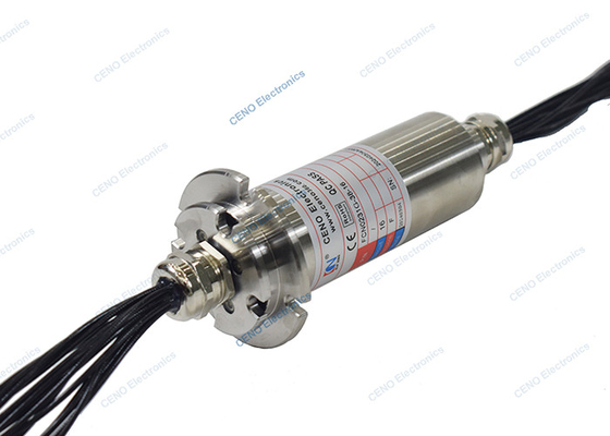 16 canaux SM MM Fibre optique joint rotatif avec FORJs anneau de glissement pour l'antenne