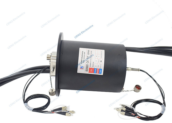 4 canaux SM MM Fibre optique joint rotatif à glisser avec FORJs pour robot