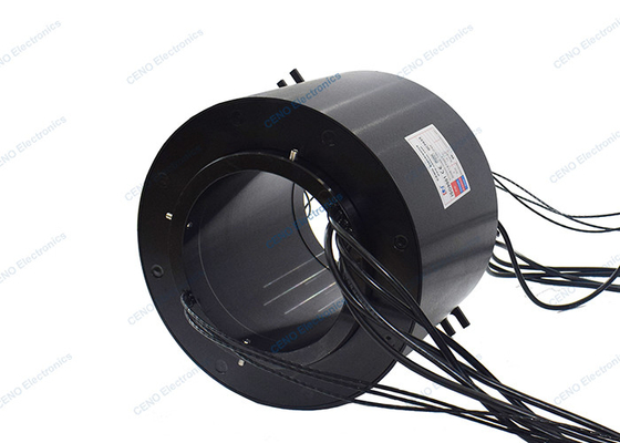 Rings de glissement de signaux de bus professionnels avec trou à travers ID200mm pour le système industriel