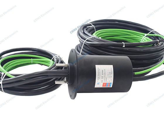 1000M Ethernet Signal Slip Ring avec option de trou à travers pour le centre de données