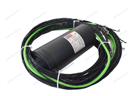 Signal Gigabit Ethernet anneau de glissement avec du matériel d'or à or pour CCTV