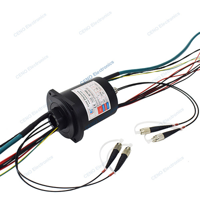 Intégrer des bagues coulissantes FORJs à basse température avec un joint rotatif Ethernet et en fibre optique