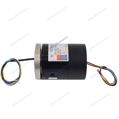 Intégrer l'alimentation électrique et l'anneau de glissement de gaz et l'union hydraulique rotative pneumatique