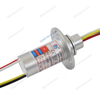 Petite structure compacte capsule slip ring avec alimentation électrique et option