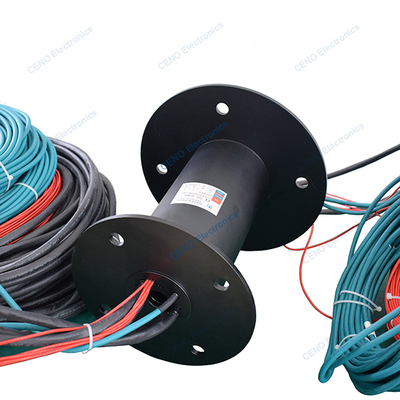 Bague collectrice antidéflagrante basse température avec alimentation électrique et signal Ethernet