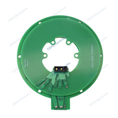 Bague collectrice Pancake de type PCB avec alimentation électrique et signal CAN pour robotique