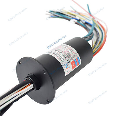 Bague collectrice Ethernet combinant alimentation électrique et signal RS422 pour bras robotique