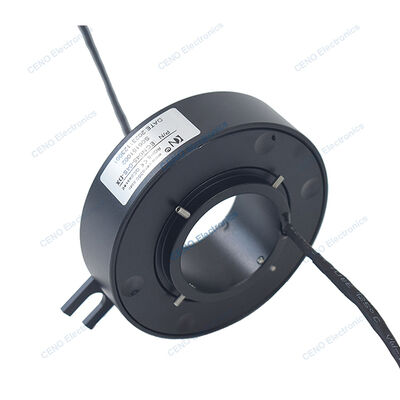 Signal Pancake Slip Ring avec un trou à travers 45 mm et une épaisseur optionnelle
