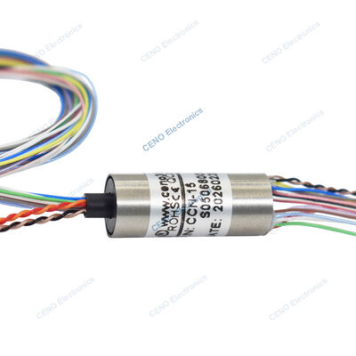 Ringe de glissement de capsule à basse température avec signal Ethernet pour drone ou bras robotique