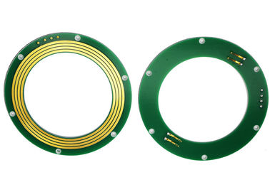 Bague collectrice de disque de la carte PCB FR-4 par des combinaisons de signal ennuyées de puissance pour des usages d'excavatrice